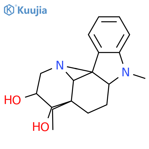 Aspidospermidine; (+)-form, 14β,15α-Dihydroxy, N1-Me structure