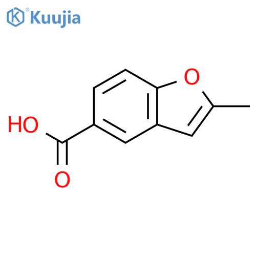 2-Methyl-1-benzofuran-5-carboxylic Acid structure