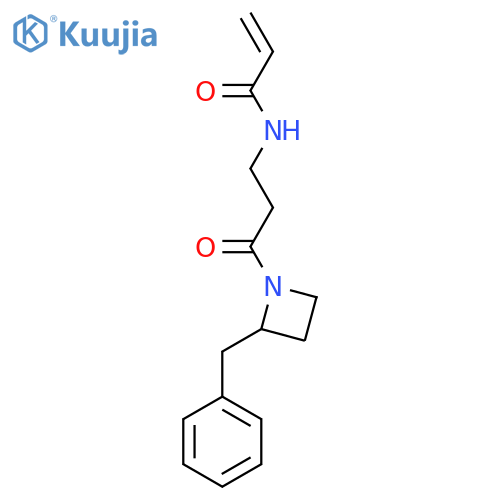 N-3-(2-benzylazetidin-1-yl)-3-oxopropylprop-2-enamide structure
