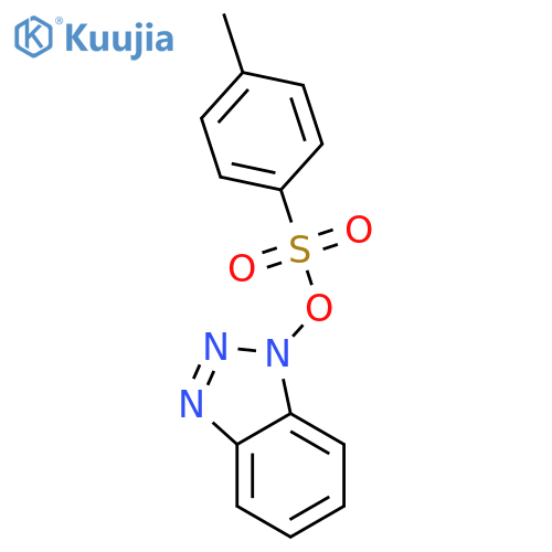 Benzenesulfonic acid, 4-methyl-, 1H-benzotriazol-1-yl ester structure