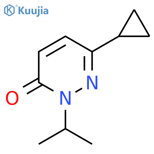 6-cyclopropyl-2-(propan-2-yl)-2,3-dihydropyridazin-3-one structure