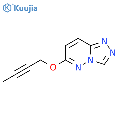 6-(But-2-yn-1-yloxy)-[1,2,4]triazolo[4,3-b]pyridazine structure