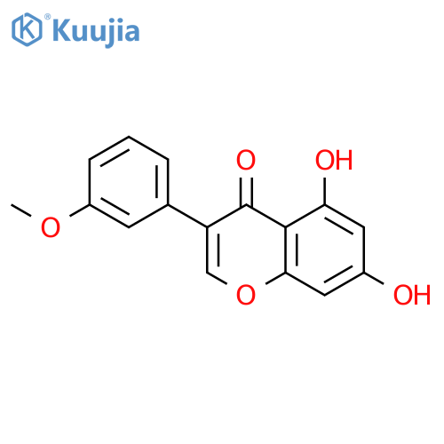 3',5,7-Trihydroxyisoflavone; 3'-Me ether structure