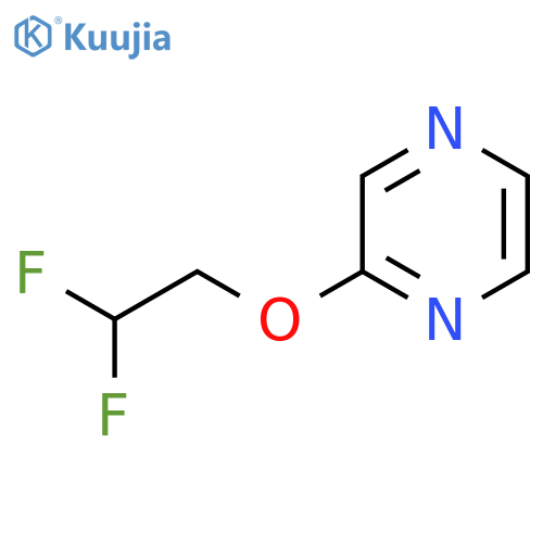 2-(2,2-Difluoroethoxy)pyrazine structure