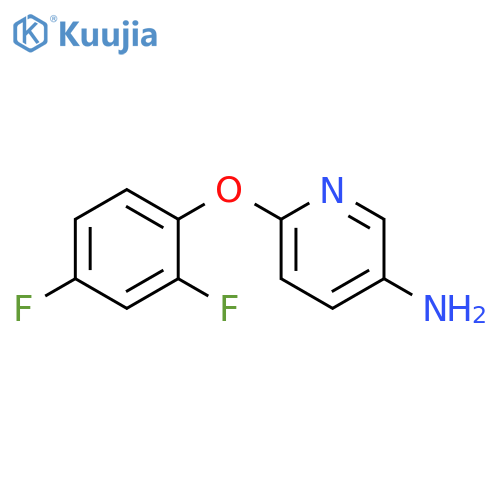 6-(2,4-difluorophenoxy)pyridin-3-amine structure