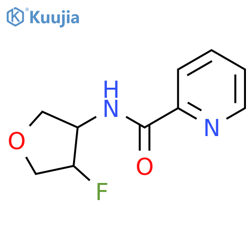N-(4-fluorooxolan-3-yl)pyridine-2-carboxamide structure
