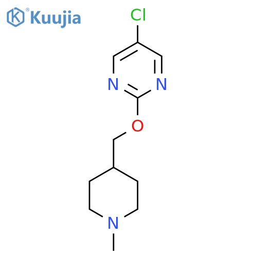 5-Chloro-2-[(1-methylpiperidin-4-yl)methoxy]pyrimidine structure