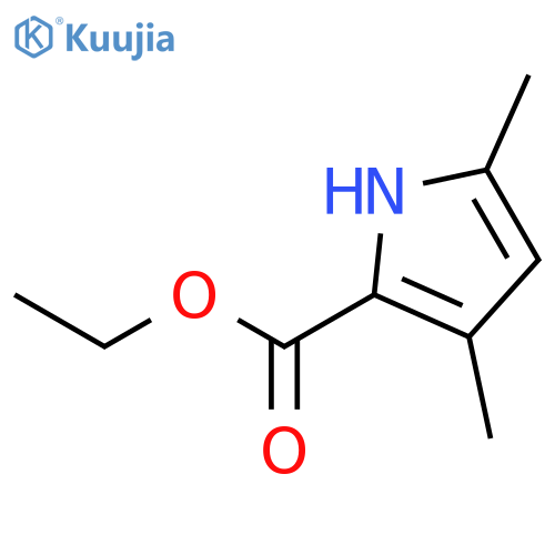 Ethyl 3,5-dimethyl-1H-pyrrole-2-carboxylate structure