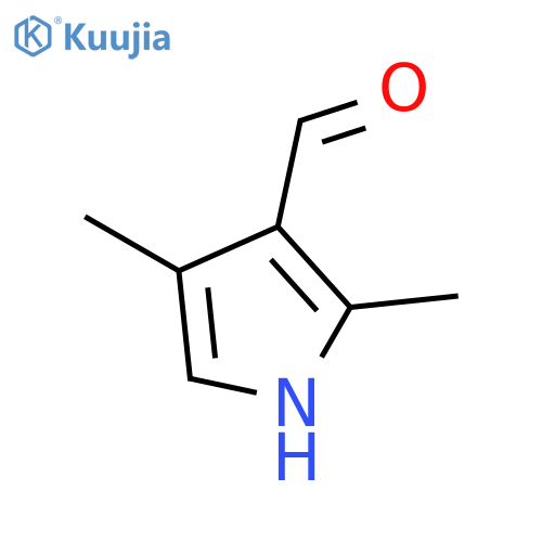 1H-Pyrrole-3-carboxaldehyde, 2,4-dimethyl- structure