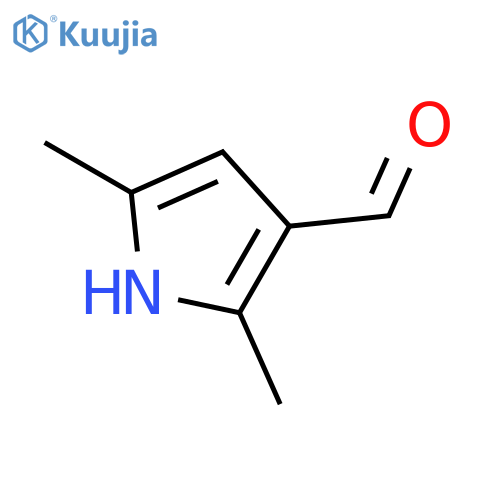 2,5-Dimethyl-1H-pyrrole-3-carbaldehyde structure