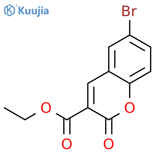 Ethyl 6-bromo-2-oxo-2H-chromene-3-carboxylate structure
