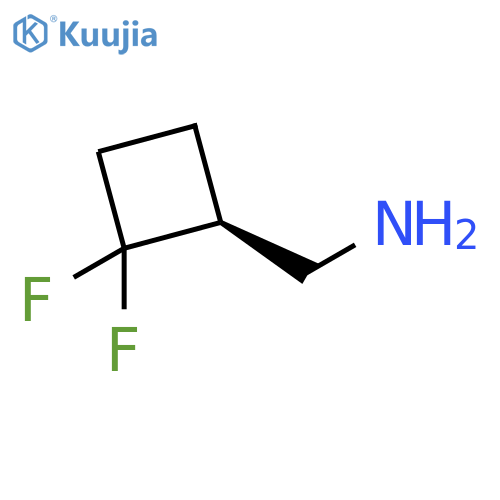 (S)-C-(2,2-Difluoro-cyclobutyl)-methylamine structure