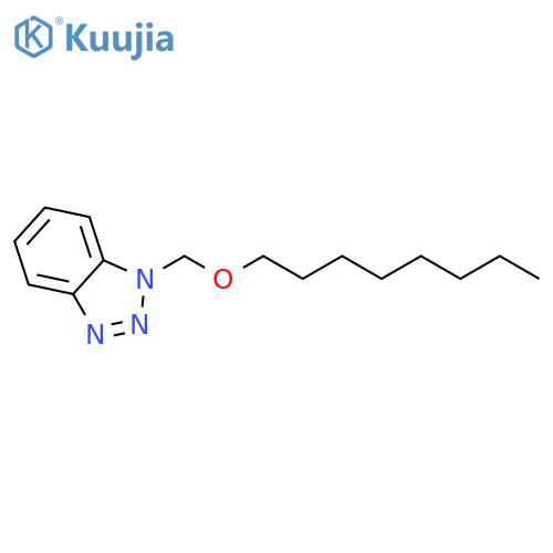 1-[(Octyloxy)methyl]-1H-1,2,3-benzotriazole structure