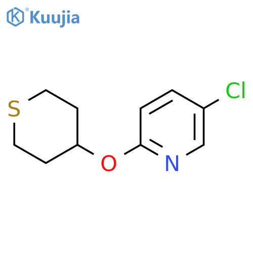 5-Chloro-2-(thian-4-yloxy)pyridine structure