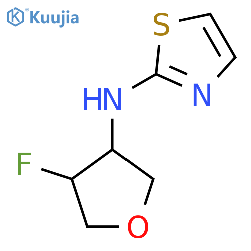 N-(4-fluorooxolan-3-yl)-1,3-thiazol-2-amine structure