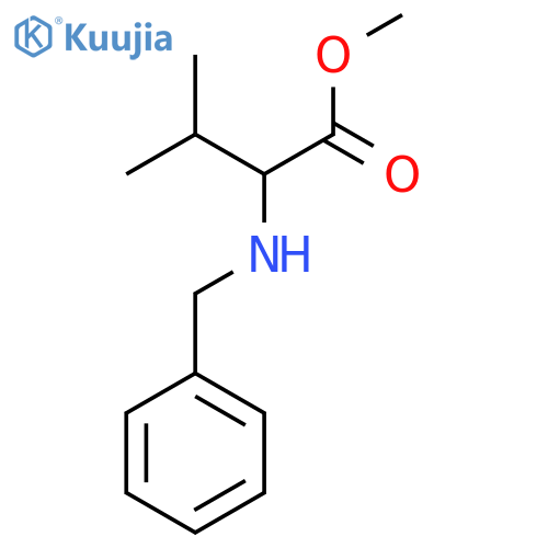 methyl 2-(benzylamino)-3-methylbutanoate structure