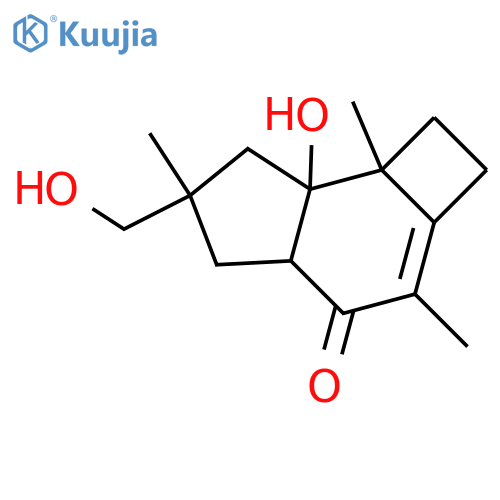 2,12-Dihydroxy-6-protoilluden-8-one; (2β,11S)-form structure