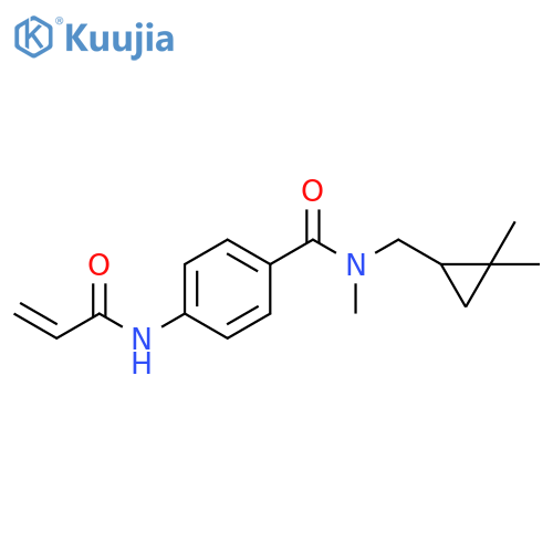 N-[(2,2-Dimethylcyclopropyl)methyl]-N-methyl-4-[(1-oxo-2-propen-1-yl)amino]benzamide structure