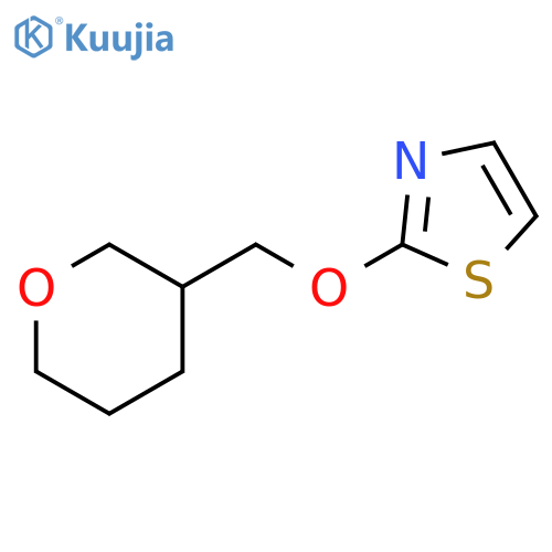 2-(oxan-3-yl)methoxy-1,3-thiazole structure