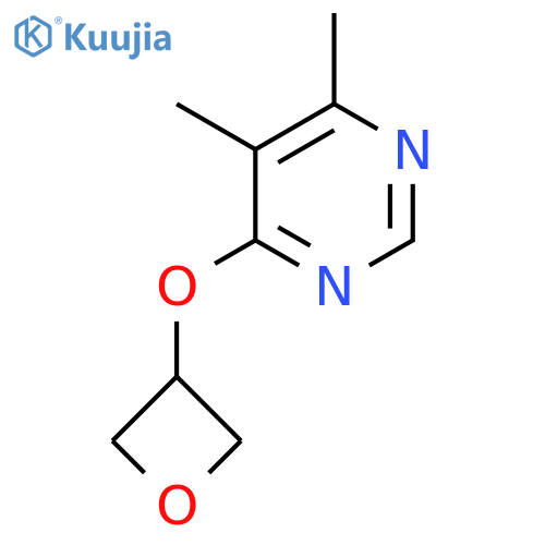4,5-Dimethyl-6-(oxetan-3-yloxy)pyrimidine structure