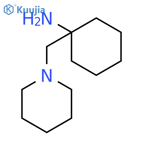 1-(Piperidin-1-ylmethyl)cyclohexanamine structure