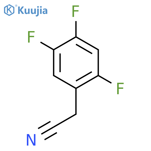 2,4,5-Trifluorophenylacetonitrile structure