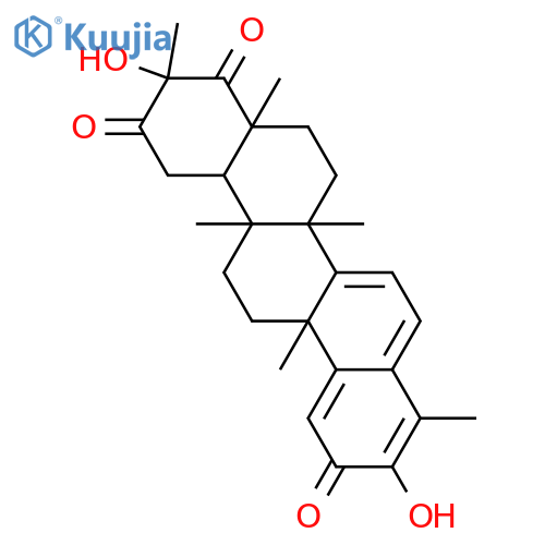 30(20→21)-Abeo-3,21-dihydroxy-24,29-dinor-1(10),3,5,7-friedelatetraene-2,20,22-trione; 21α-form structure