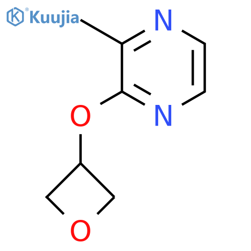 2-Methyl-3-(oxetan-3-yloxy)pyrazine structure