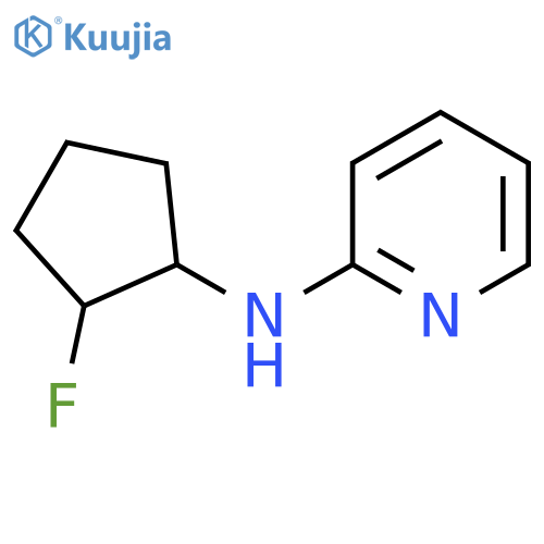 N-(2-fluorocyclopentyl)pyridin-2-amine structure