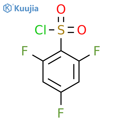 2,4,6-trifluorobenzene-1-sulfonyl chloride structure