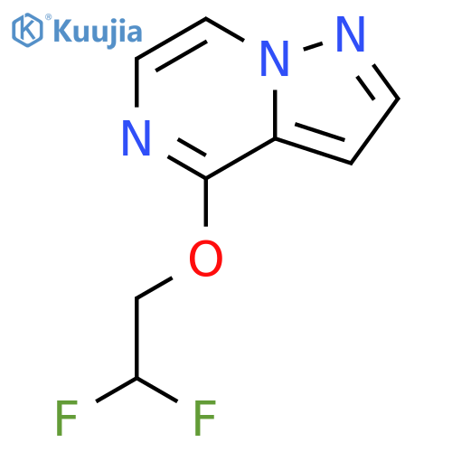 4-(2,2-difluoroethoxy)pyrazolo1,5-apyrazine structure