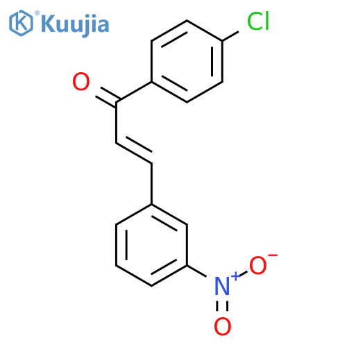 2-Propen-1-one, 1-(4-chlorophenyl)-3-(3-nitrophenyl)- structure