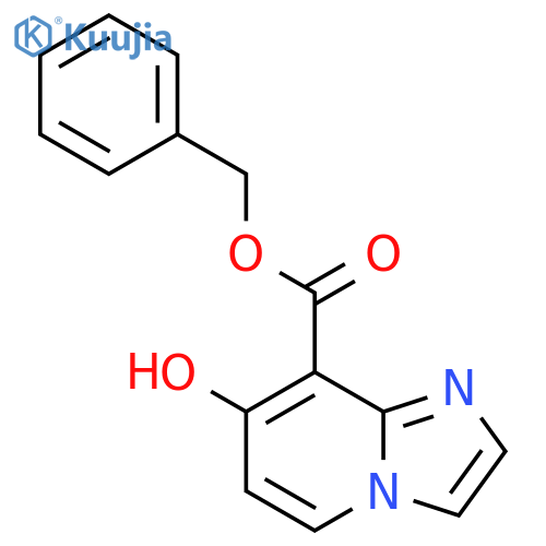 Benzyl 7-hydroxyimidazo[1,2-a]pyridine-8-carboxylate structure