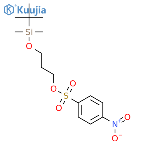 3-((tert-Butyldimethylsilyl)oxy)-propyl 4-nitrobenzenesulfonate structure
