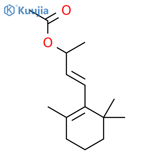 3-Buten-2-ol,4-(2,6,6-trimethyl-1-cyclohexen-1-yl)-, 2-acetate structure