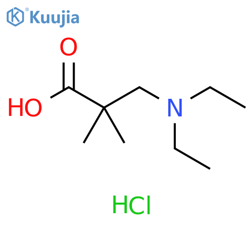 3-Diethylamino-2,2-dimethylpropionic acid hydrochloride structure