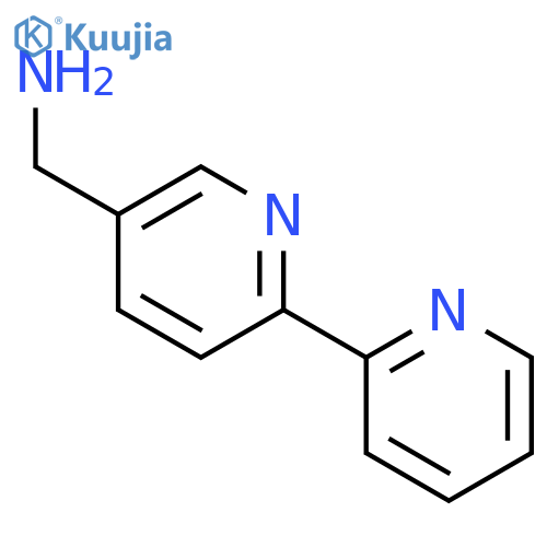 6-(pyridin-2-yl)pyridin-3-ylmethanamine structure