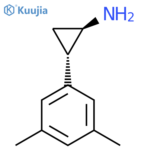 rac-(1R,2S)-2-(3,5-dimethylphenyl)cyclopropan-1-amine structure
