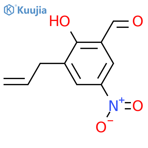 3-Allyl-2-hydroxy-5-nitrobenzaldehyde structure