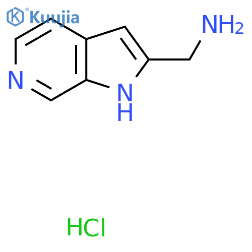 (1H-Pyrrolo[2,3-c]pyridin-2-yl)methanamine hydrochloride structure