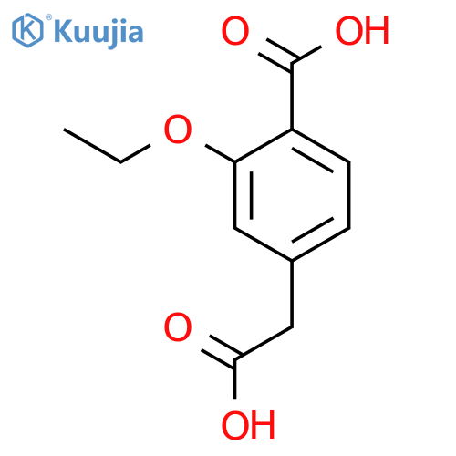 (4-Carboxy-3-ethoxy)phenyl Acetic Acid structure