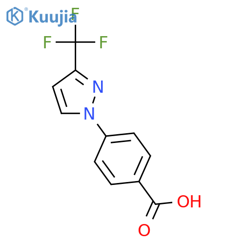 4-3-(Trifluoromethyl)-1H-Pyrazol-1-YlBenzoic Acid structure