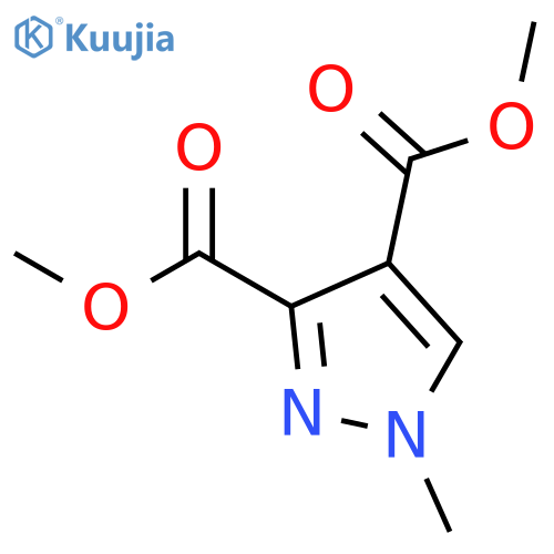 1H-Pyrazole-3,4-dicarboxylic acid, 1-methyl-, dimethyl ester structure