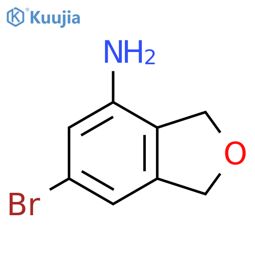 6-Bromo-1,3-dihydroisobenzofuran-4-amine structure