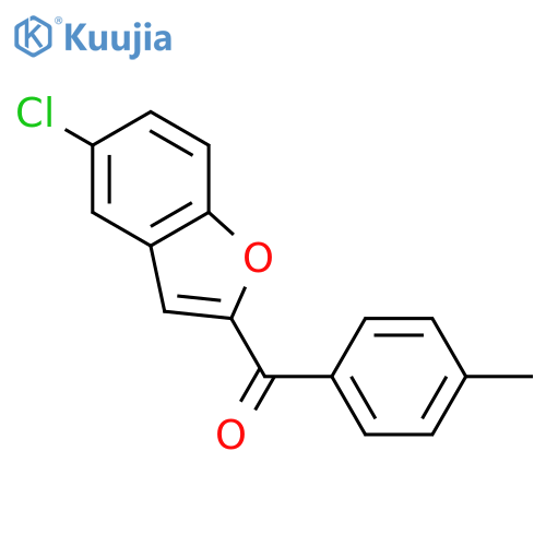 Methanone, (5-chloro-2-benzofuranyl)(4-methylphenyl)- structure