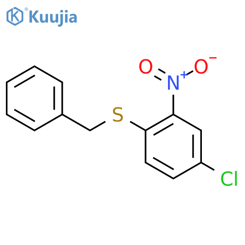 1-(Benzylsulfanyl)-4-chloro-2-nitrobenzene structure