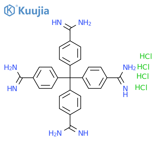 4,4',4'',4'''-Methanetetrayltetrabenzimidamide tetrahydrochloride structure