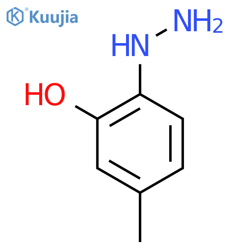 2-hydrazinyl-5-methylphenol structure