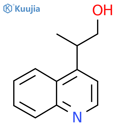 2-(Quinolin-4-yl)propan-1-ol structure