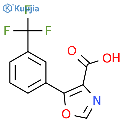 5-(3-Trifluoromethylphenyl)-oxazole-4-carboxylic acid structure